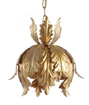 Anne 12" Adjustable Metal LED Pendant - JONATHAN Y